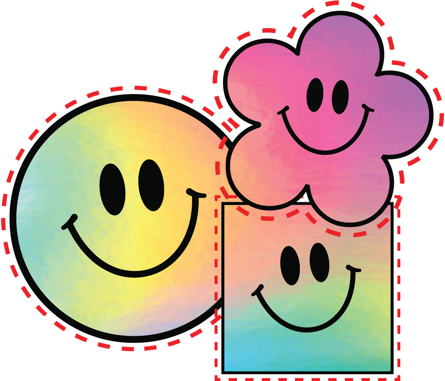 3in Holographic Stickers