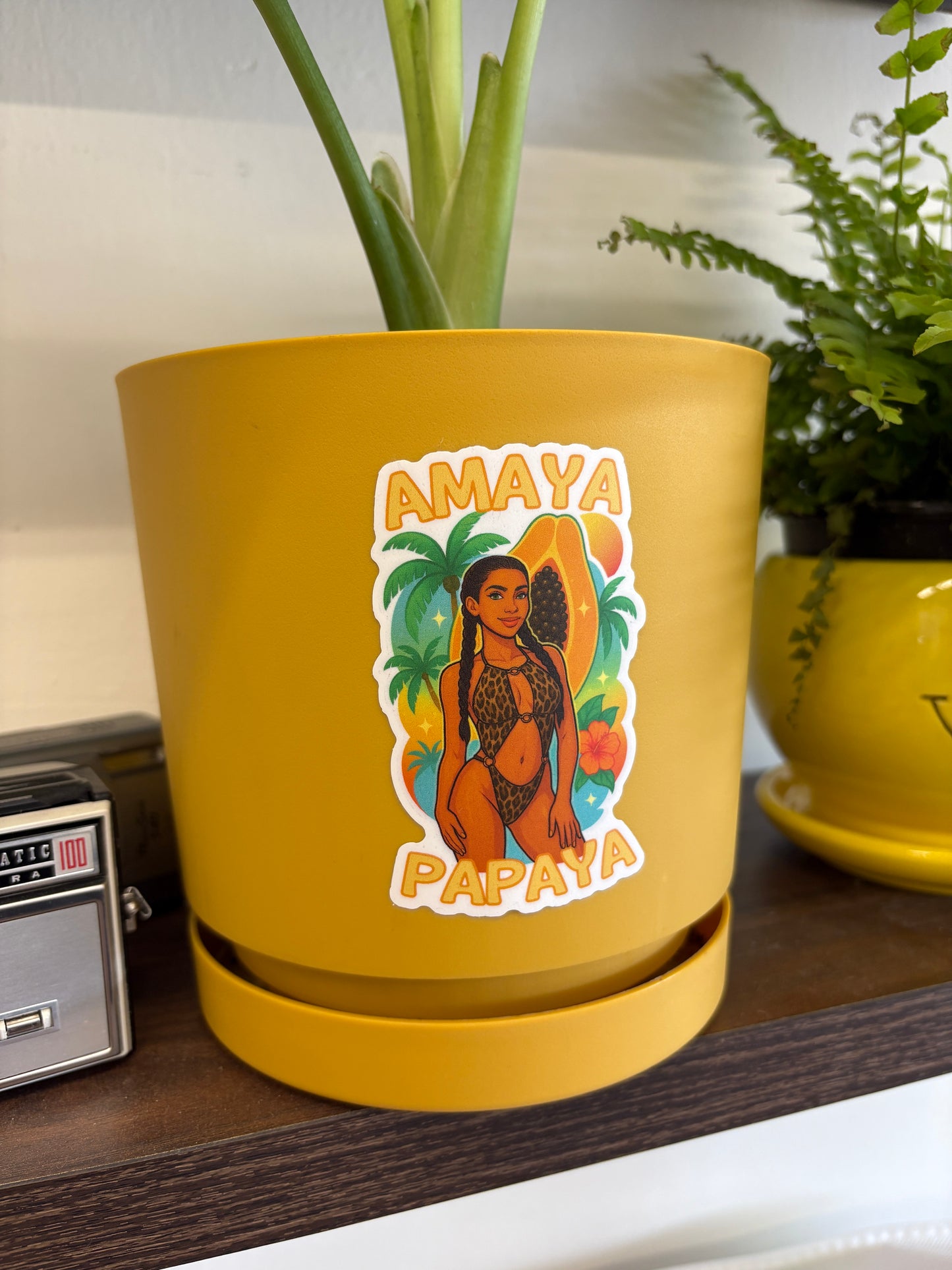 Amaya Papaya Sticker 3.5in