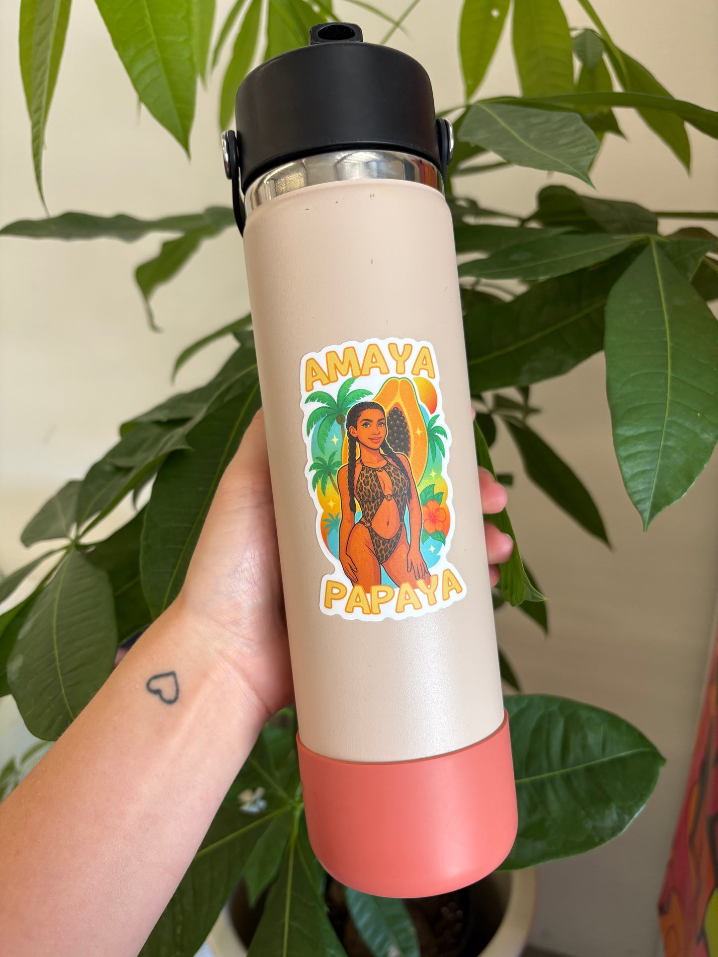 Amaya Papaya Sticker 3.5in