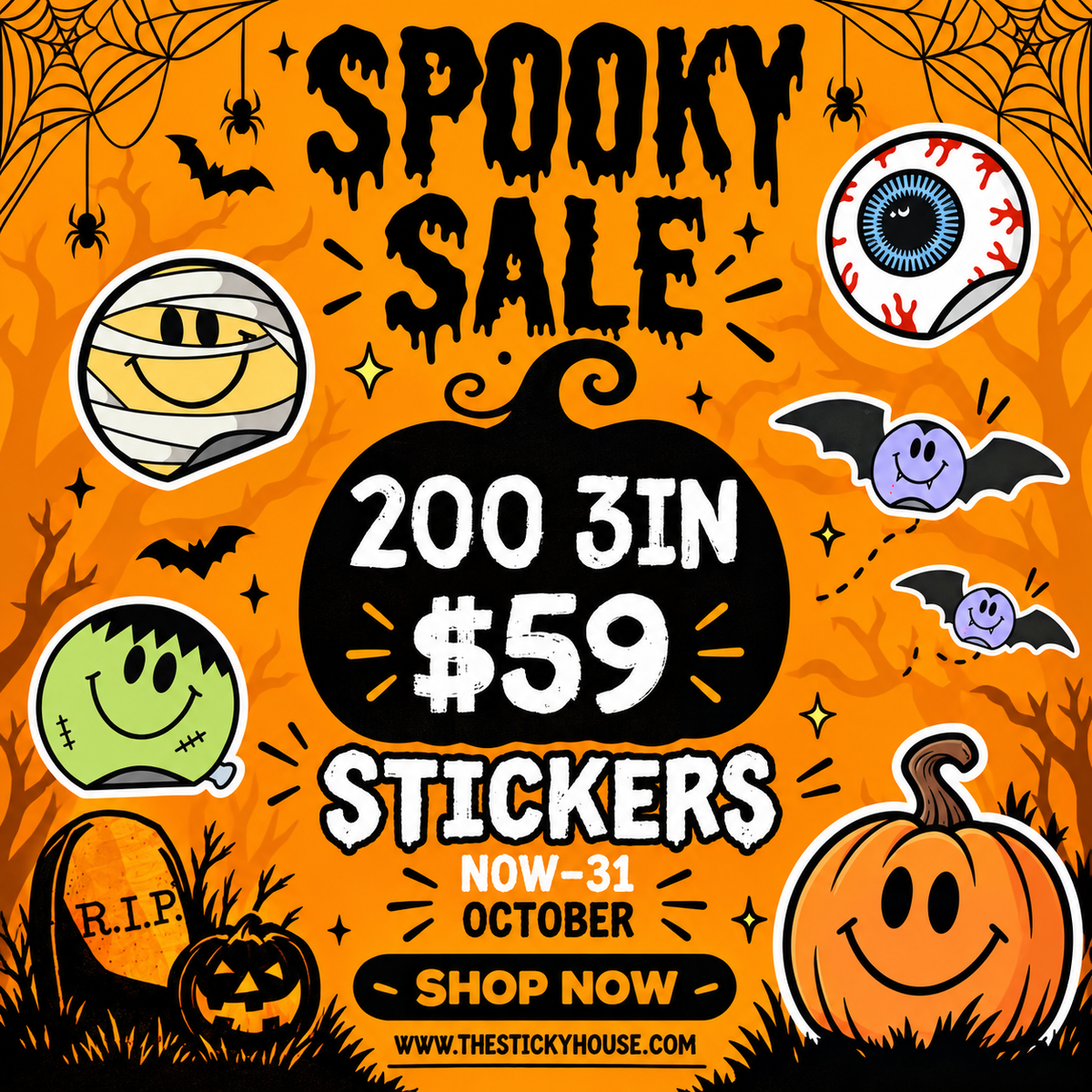Custom Stickers 200 3in